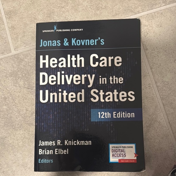 springer publishing company Other - Health Care Delivery in the United States Book